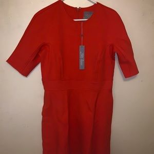 Lela rose red dress